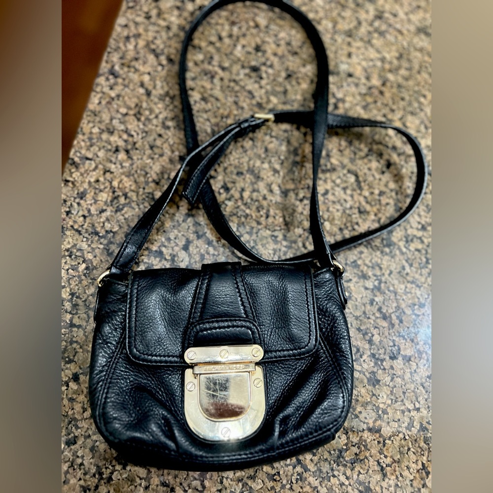 Black Michael Kors Cross Body Bag